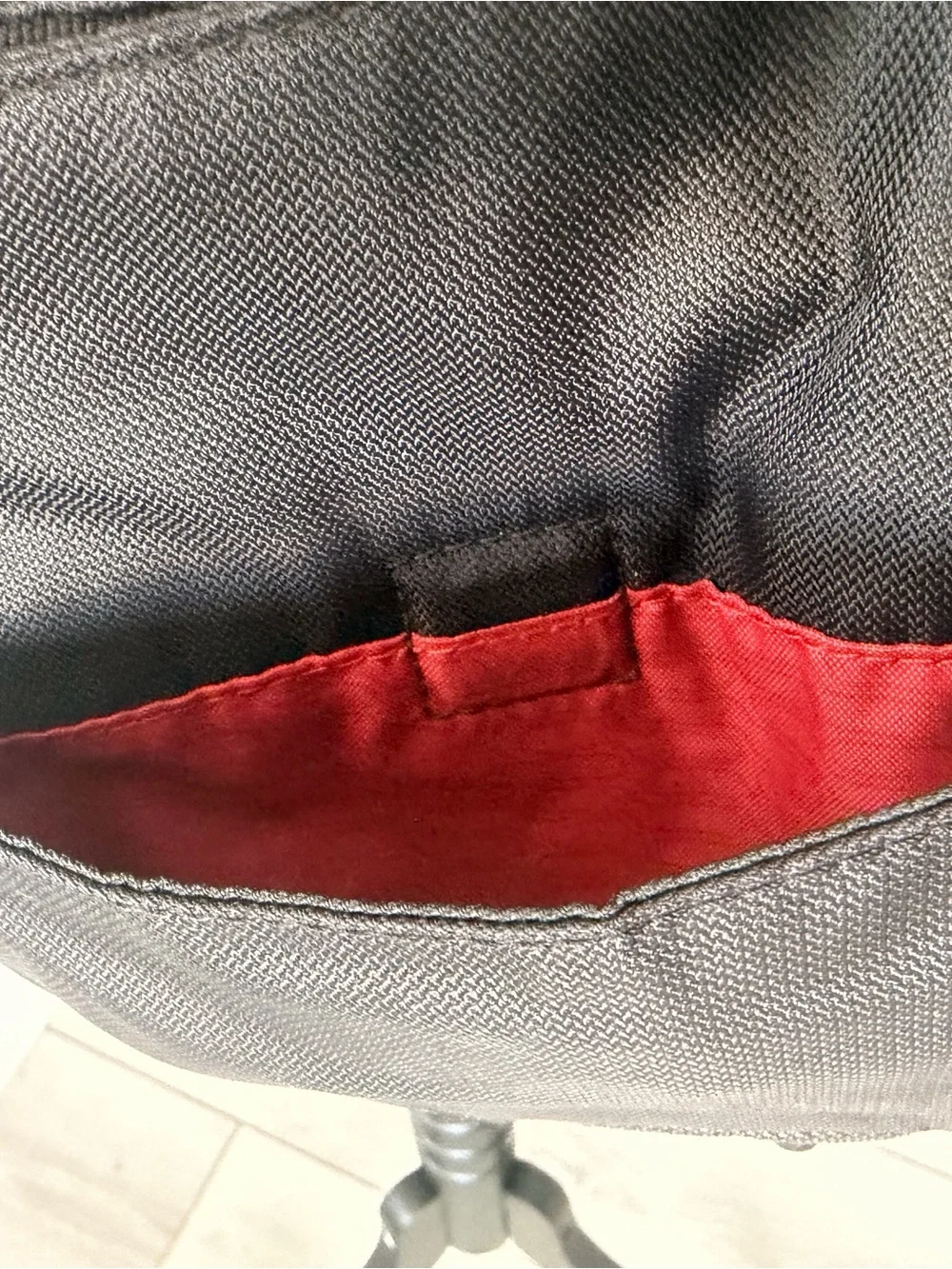 EUC Tumi Gray Balistic Nylon Crossbody Messenger Bag with Adjustable Strap
